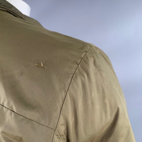 DIRK BIKKEMBERGS Size L Green Olive Polyester Blend Jacket - Picture 10 of 14